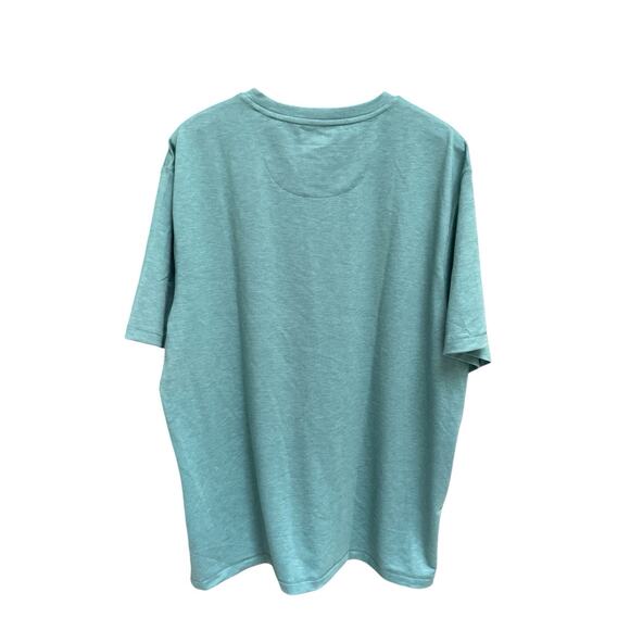 Land's End Men's XL Green Round Neck T-shirt - Picture 2 of 4